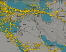 (ВИДЕО) Погледнете како изгледа небото на Блискиот Исток