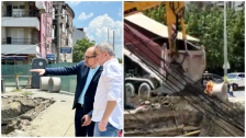 (ФОТО) Герасимовски на терен: Се затрупува и обезбедува градилиштето на „Теодосиј Гологанов”