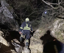 Струмички пожарникари извлекле жена која паднала во провалија