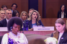 Сопругата на Мицкоски на настан на Меланија Трамп