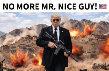 Трамп објави фотографија со автоматска пушка