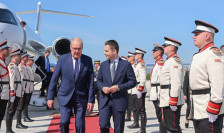 Пармелан пристигна во Скопје, прва швајцарска претседателска посета на Македонија