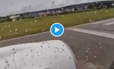 Видео од драмата во Сплит: авион скршна од пистата при полетување
