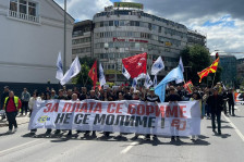 Работниците за 1 Мај: Нема да се покориме, нема потчинување, продолжуваме со борбата