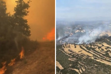 Трет ден гори голем шумски пожар во Шпанија