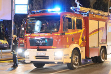 (ВИДЕО) Огромен пожар и огнени јазици над Штип, Јорданов свика прес