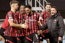 УЕФА парично ја казни Шкендија за транспаренти со неспортска содржина | Сител Телевизија