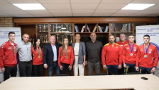 Гордост и успех за македонските студенти! Прием на ФФОСЗ за каратистите и кикбоксерите по меѓународните успеси | Сител Телевизија