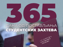 Студентите во блокада во Србија утре пред Ректоратот; 16 минути молчење и потсетување за неисполнетите барања | Сител Телевизија