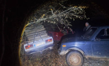 Дрвокрадци од Прилеп намерно се судриле во возило на Шумска полиција | Сител Телевизија