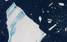 Поранешната најголема санта лед во светот видена од вселената како се распаѓа | Сител Телевизија