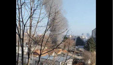 Пожар кај Тутунски комбинат, зафатена автомеханичарска работилница | ВИДЕО | Сител Телевизија