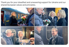 Нордиски и балтички лидери во Киев по повод годишнината од руската инвазија | Сител Телевизија