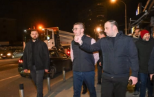 Ѓорѓиевски на ФБ: Со премиерот Мицкоски вчеравечер извршивме увид во градежните активности на булеварот „Македонија“ | Сител Телевизија