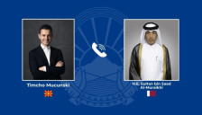 Телефонски разговор Муцунски - Ал Мураихи: Цврста солидарност и целосна поддршка кон Катар | Сител Телевизија