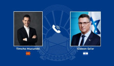 Телефонски разговор на Муцунски со Гидеон Саʼар: Реафирмирана поддршката за координираните напори на САД и Израел во однос на Иран | Сител Телевизија