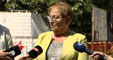Министерката Јаневска на увид на градежните работи во студентскиот дом „Стив Наумов“ во Скопје | Сител Телевизија
