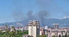 ЦУК: Ставен под контрола пожарот во Шуто Оризари, гореше машина за мелење железо | Сител Телевизија