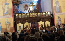 Претседателката Сиљановска-Давкова ја посети Македонската православна црква во Љубљана | Сител Телевизија