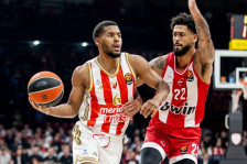 Евролига преглед: Најдобрата партија на Димитријевиќ не беше доволна, Звезда поразена кај Олимпијакос - SportStation.mk