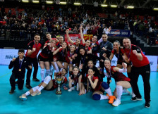 Одбојкарска бајка во црвено-црно: Дебитантот Вардар ЕМ го покори Купот на Македонија! - SportStation.mk