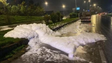 Се излеа хемиска пена на булевар во Скопје, градоначалникот Ѓорѓиевски тврди дека сторителот е идентификуван