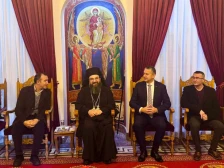 Делегација на МАЕИ на традиционалниот божикен прием во митрополијата во Корча