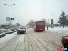 Снегот и тестирањето на Сејф сити го закочија сообраќајот во Скопје