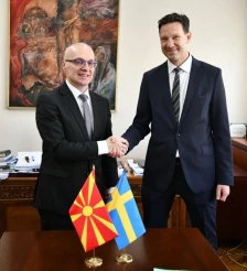 Средба Милошоски - Сулстром: Фокус на парламентарната и економската соработка