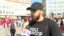Протест на албанските студенти за правосудниот испит