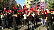 МВР: Тројца приведени на протестот поради нарушување на јавниот ред и мир