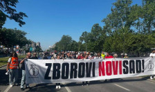 Илјадници млади тргнаа пеш од Белград кон Нови Сад во знак на протест - telma.com.mk