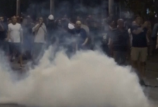 Неколкумина уапсени при судири меѓу полицијата и пропалестински демонстранти во Антверпен - telma.com.mk