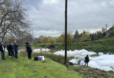Пена го зафати каналот на реката Вардар во Зелениково поради препумпупување на отпадни води - telma.com.mk