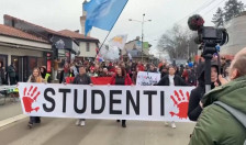Протест во Нови Пазар поради политичкиот притисок врз Универзитетот - telma.com.mk