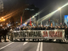 ССМ на протест пред Собрание: „Нема да дозволиме да се играте со работничката пот и мака од чии даноци зимате плата“ - telma.com.mk