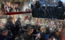 Српската полиција ги растера студентите и професорите од Филозофскиот факултет во Нови Сад - telma.com.mk