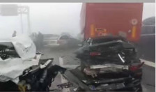 (Видео)Тешка сообраќајна несреќа на автопатот „Милош Велики“ - многу повредени во верижен судир - telma.com.mk