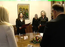 Свечена изјава во Собранието на двете нови членки на Судски - telma.com.mk