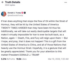 Трамп: Ќе го удриме Иран 20 пати посилно од досега - смрт, оган и бес ќе владеат со нив - telma.com.mk