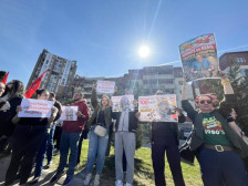 „Го бараме она што сме го сработиле и заслужиле“ – ССМ на протест за 600 евра минимална плата - telma.com.mk