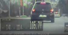 Возел 105 на час по штипски булевар, полициски пресретнувач го фати како вози двојно од дозволената брзина - telma.com.mk