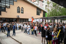 Предупредувачки протест на Здружението „Сакам да работам“ - најавени масовни блокади низ цела Македонија ако се усвои законот за игри на среќа - telma.com.mk