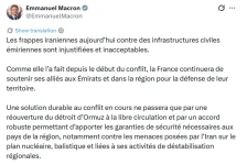 Осуда од Стармер, Макрон и Мерц за иранските напади врз ОАЕ - telma.com.mk