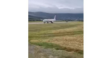 (ВИДЕО) Авион излета од пистата во Сплит - telma.com.mk