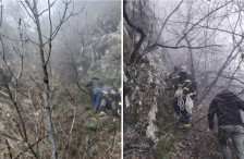 Трагедија при лов кај Кавадарци: Пожарникари со алпинистичка опрема извлекоа безживотно тело од бездна длабока 150 метри!