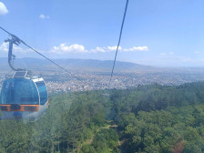 Жичницата на Водно не работи поради ветер