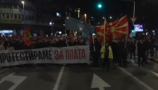 Протест на ССМ за зголемување на минималната плата