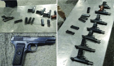 Пиштолите откриени во возило на ГП Богородица биле украдени од ЈП Паркови и Зеленило