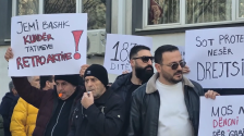Нов протест пред УЈП во Тетово – поддржани и од други градови, бараат поништување на ретроактивните даноци